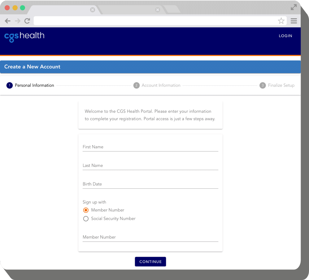 Member Access Portal CGS Health Member Access Portal CGS Health