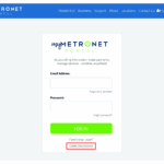Metronet Creating Your MyMetronet Portal Account