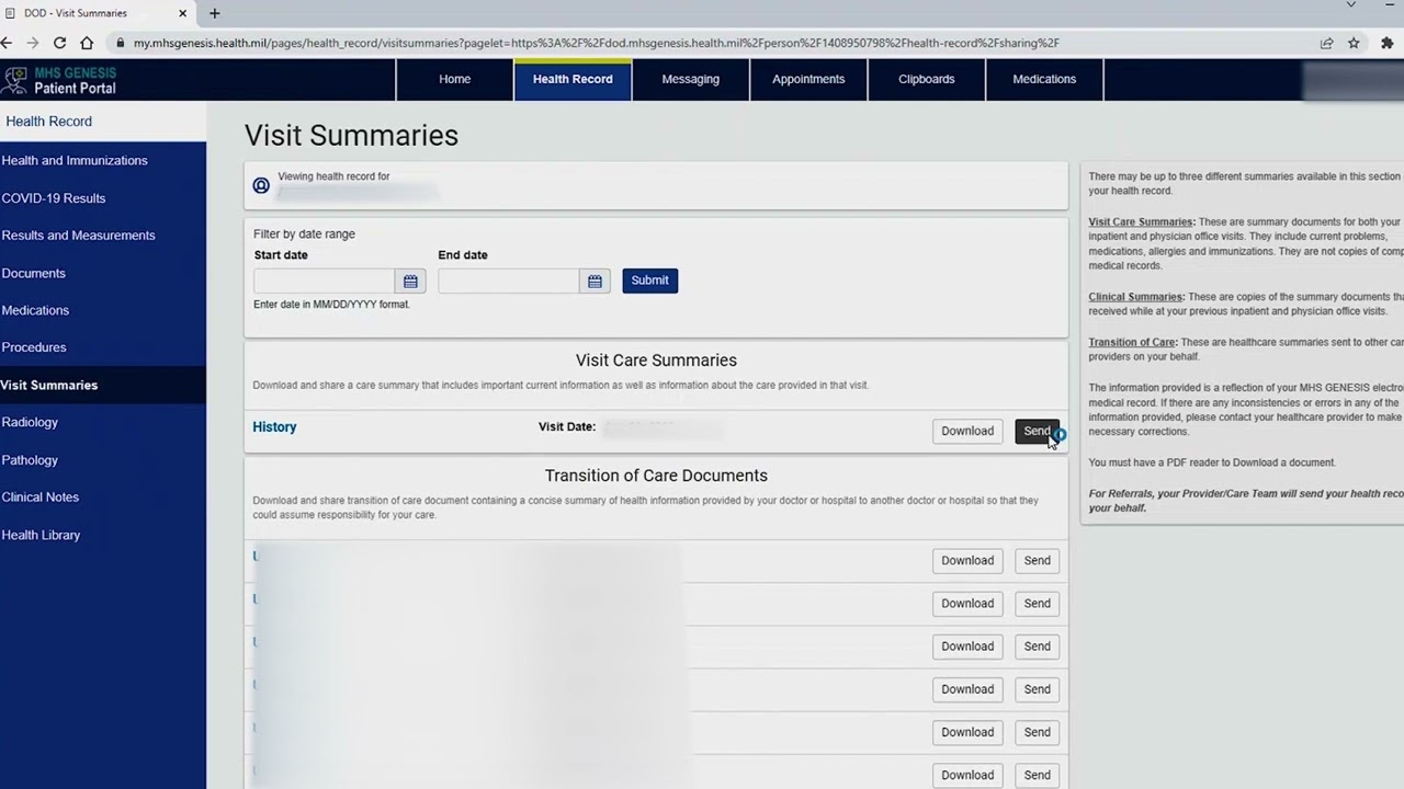 MHS Genesis Portal Tutorial YouTube