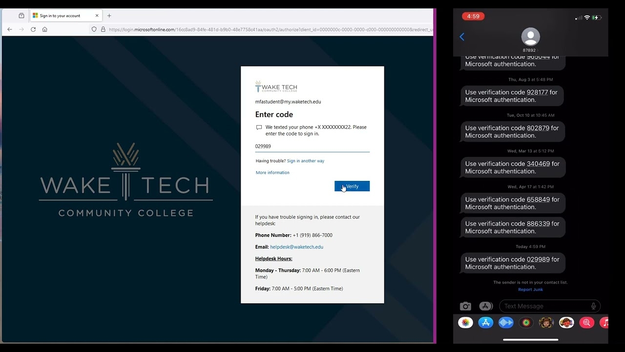 wake tech email login