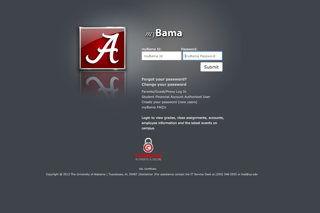 Module 1 Welcome To The MyBama Overview