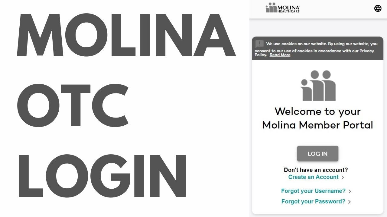 Molina OTC Login Order Online Card Balance Catalog YouTube