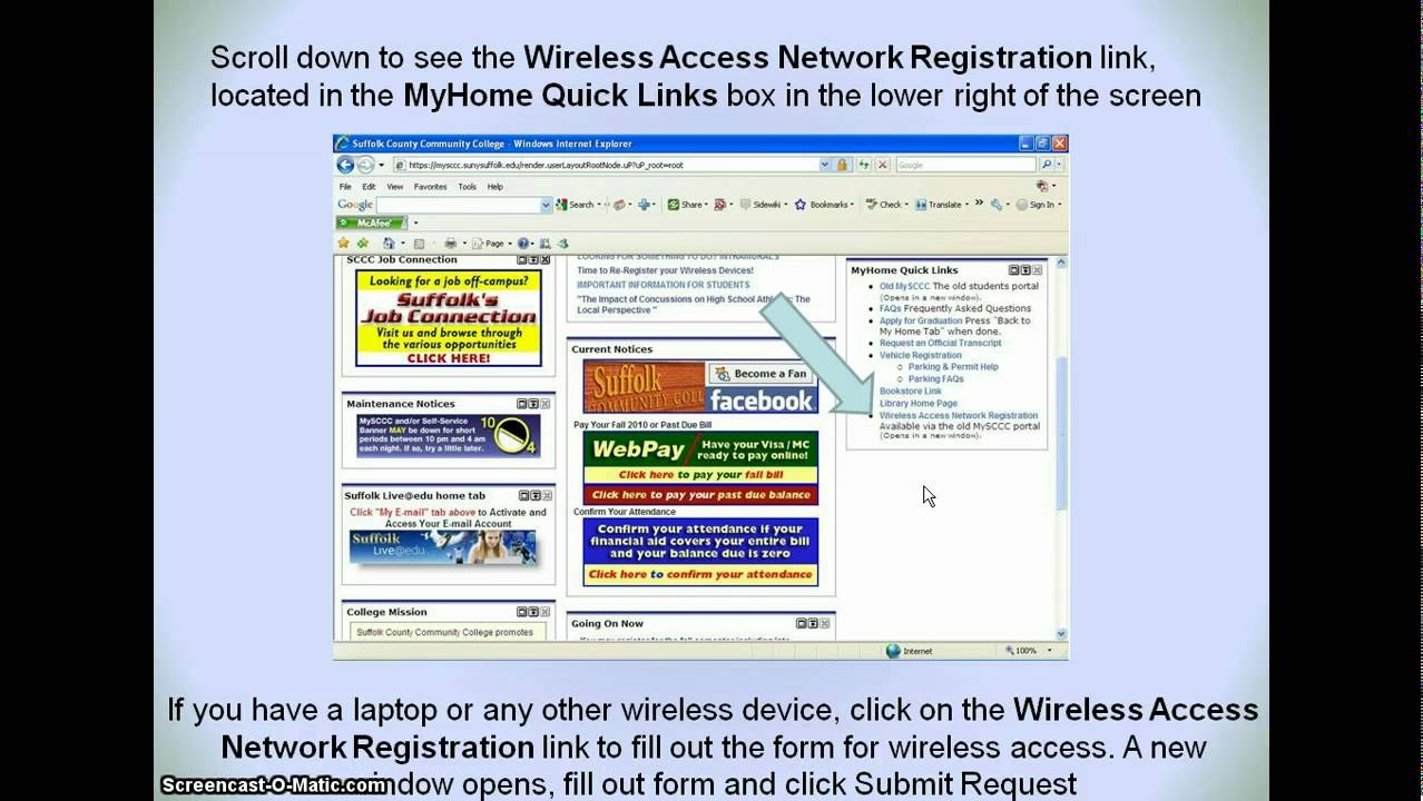 My SCCC Student Portal Login YouTube