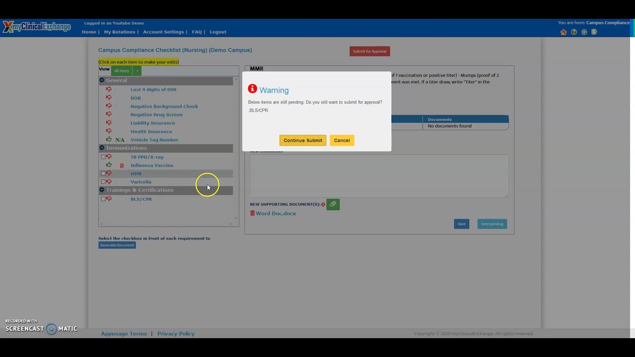 my clinical exchange login my clinical exchange login