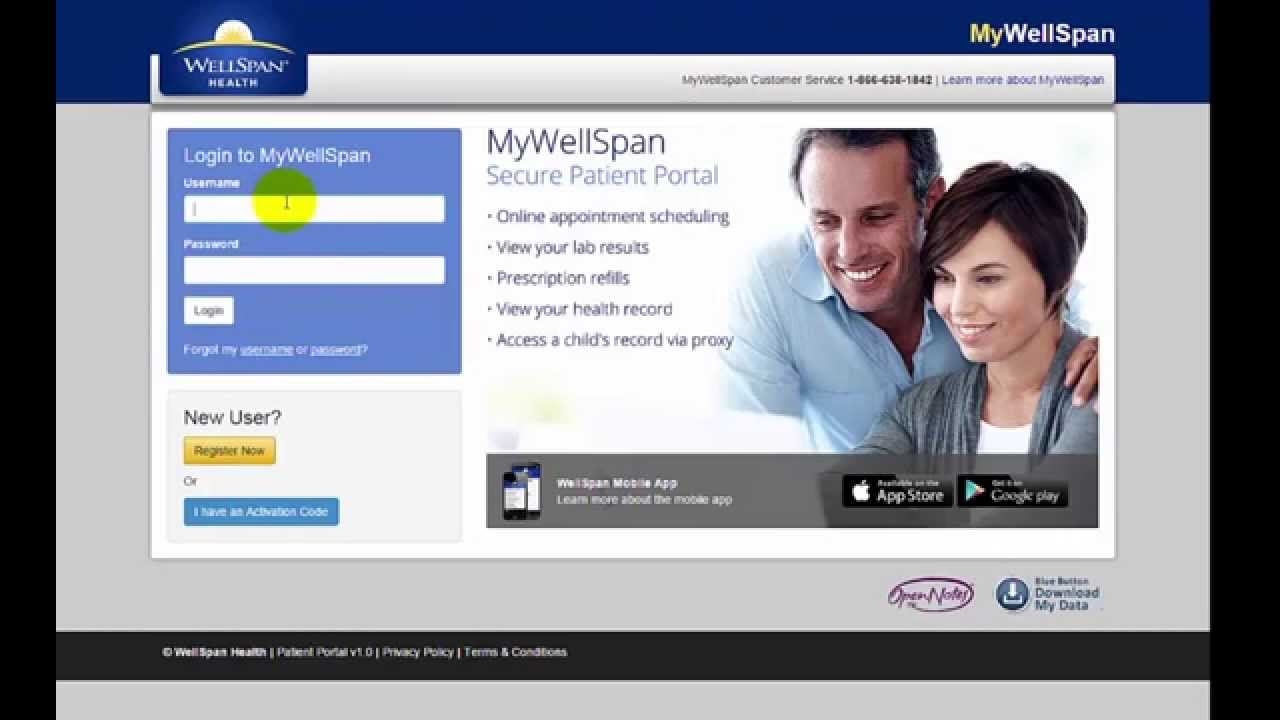 MyWellSpan Online Appointment Scheduling YouTube