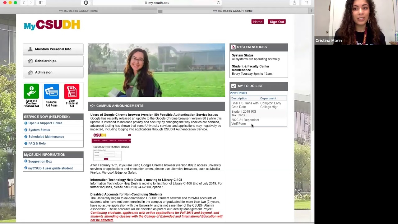 csudh portal login