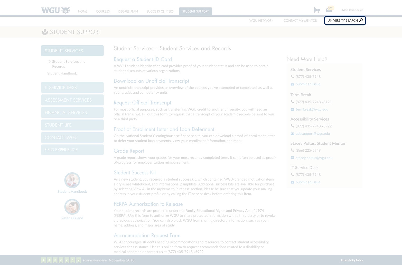 my wgu portal login