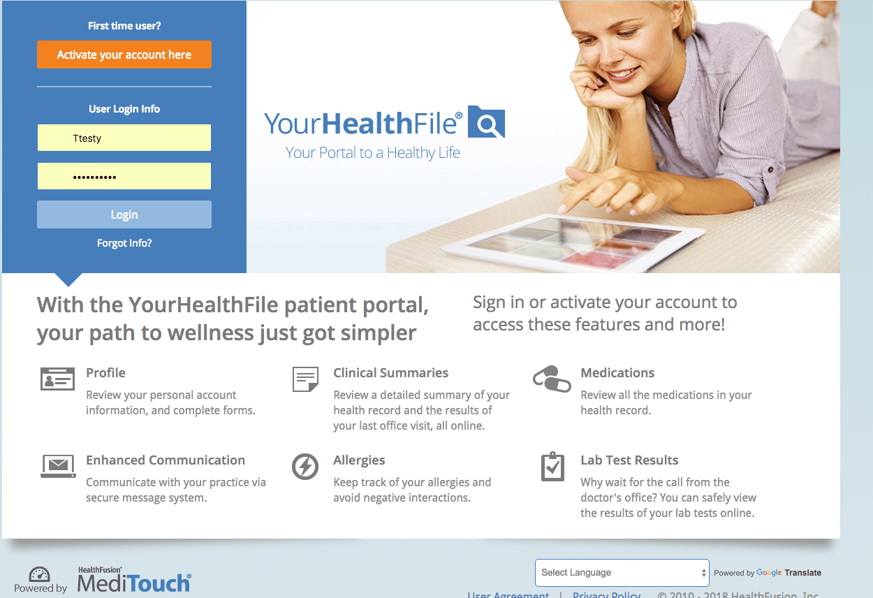 nextgen login patient portal