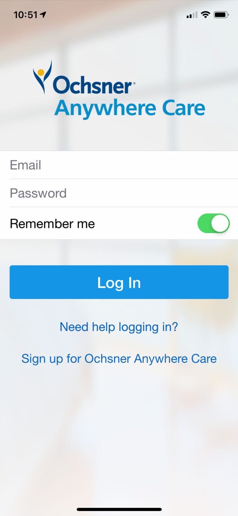 Ochsner Health System Tyto Care Registration