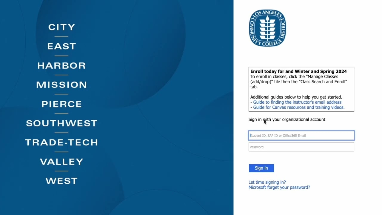 student information system laccd login student information system laccd login