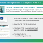 Office Ergonomics Awareness Online Training San Francisco Health Service System