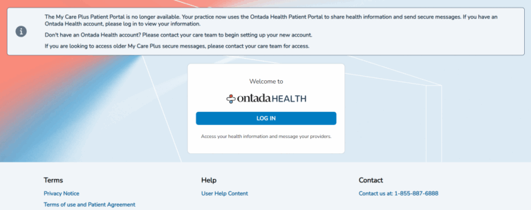 Ontada Health Patient Portal Release Notes