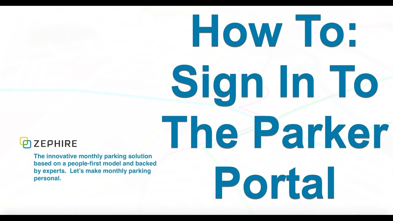 Parker Portal Zephire Support