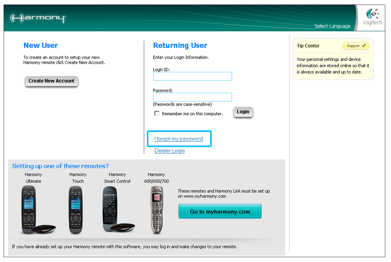 Password Reset