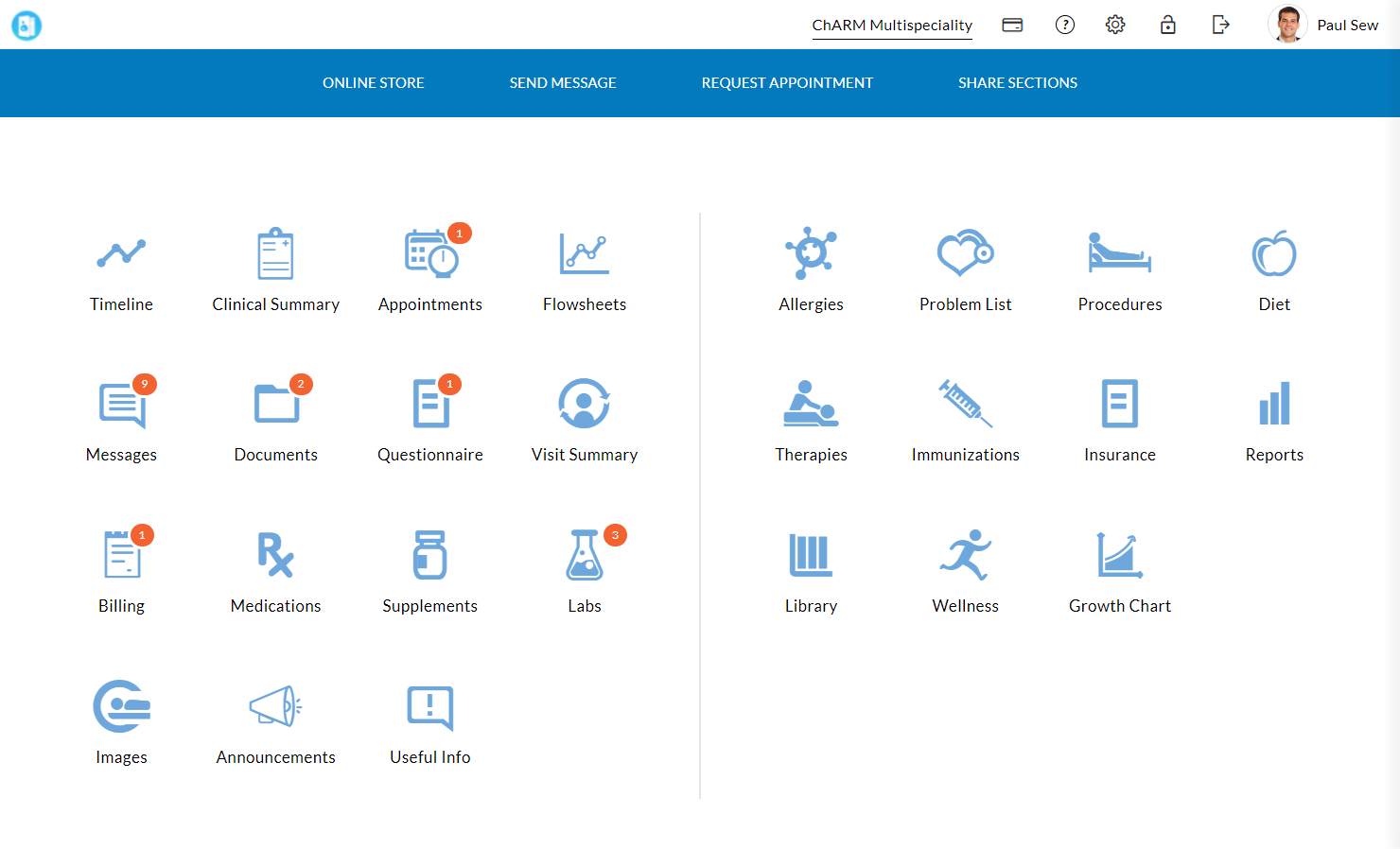 charm ehr provider login