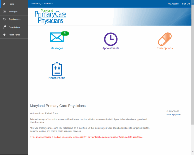Patient Portal Is Upgraded To Version 2 0 MPCP