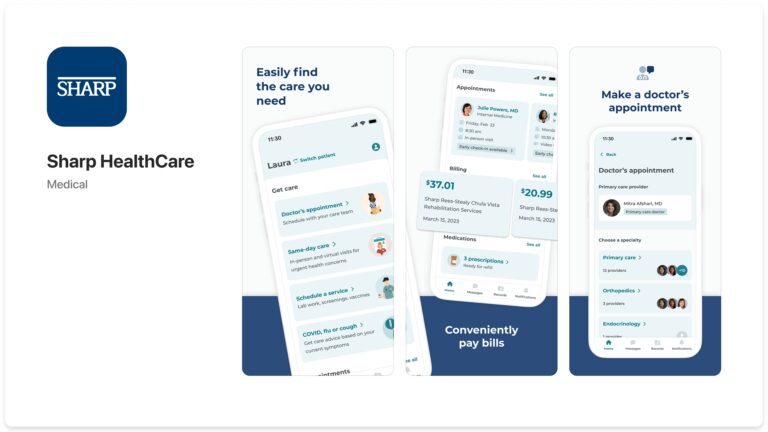Patient Self service Sharp HealthCare