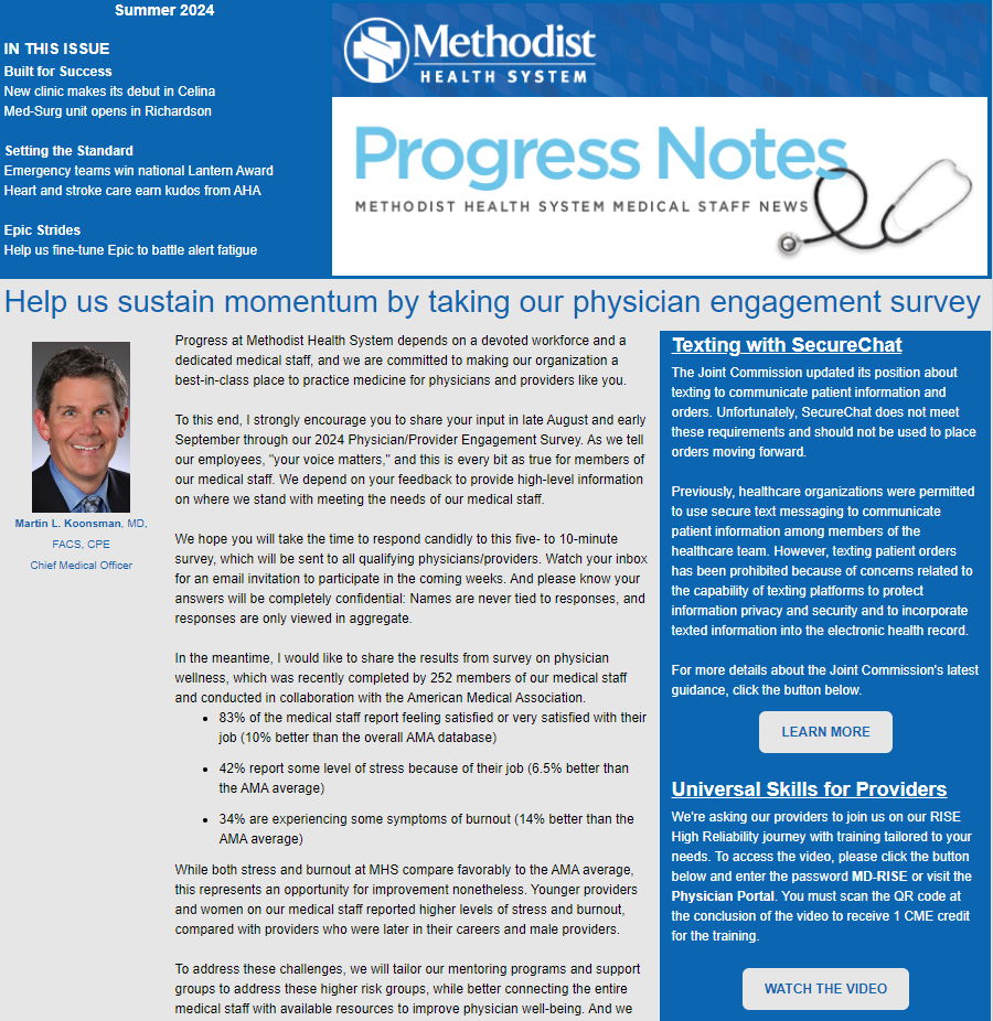 Physician Portal Methodist Health System