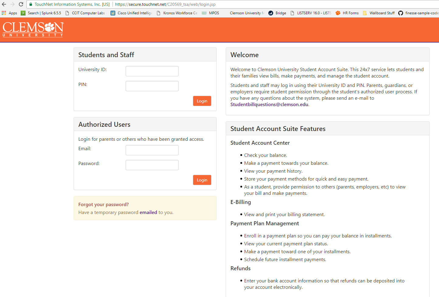 clemson email login