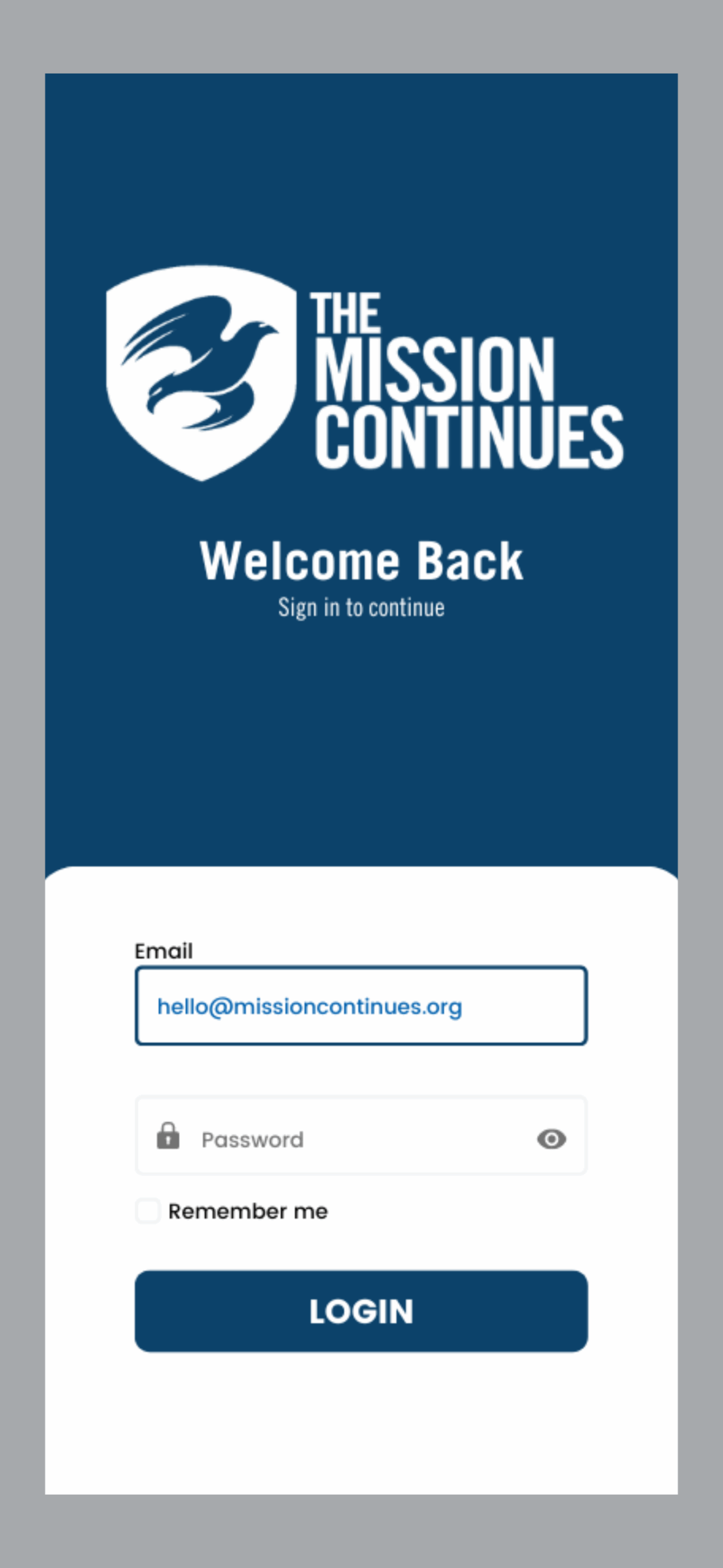 mission portal login