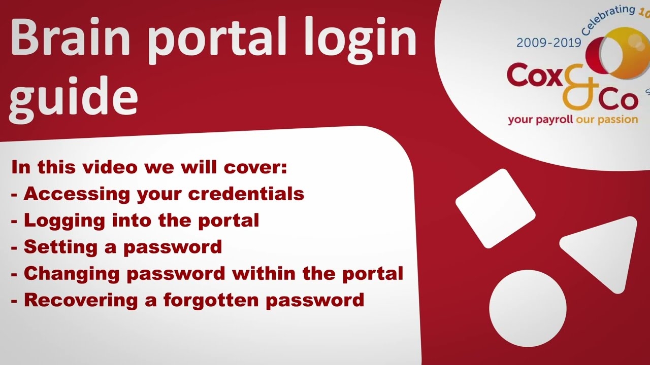 Portal User Guide Login Instructions BRN001 Subtitled YouTube