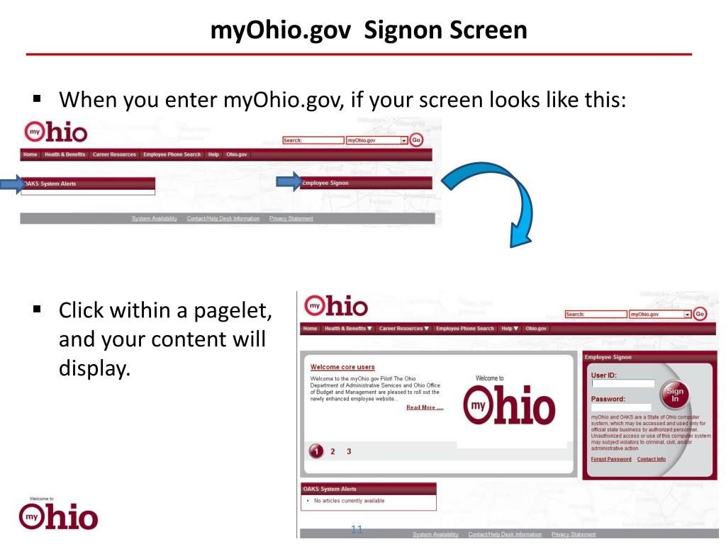 PPT MyOhio gov PowerPoint Presentation Free Download ID 1564495