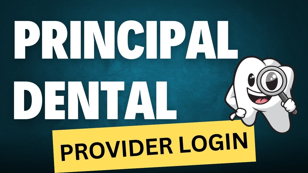 Principal Dental Provider Login YouTube