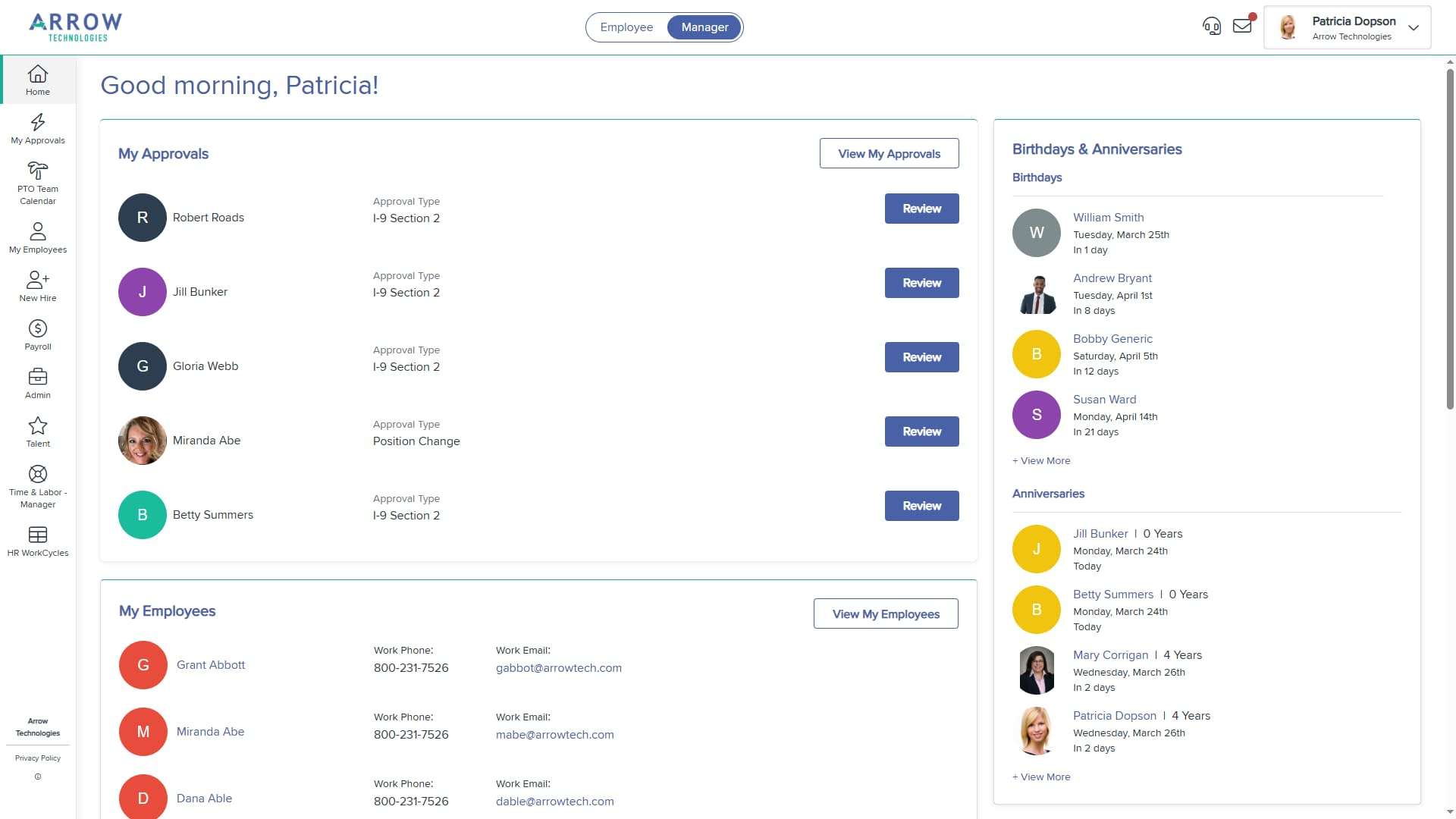 prism hr employee login
