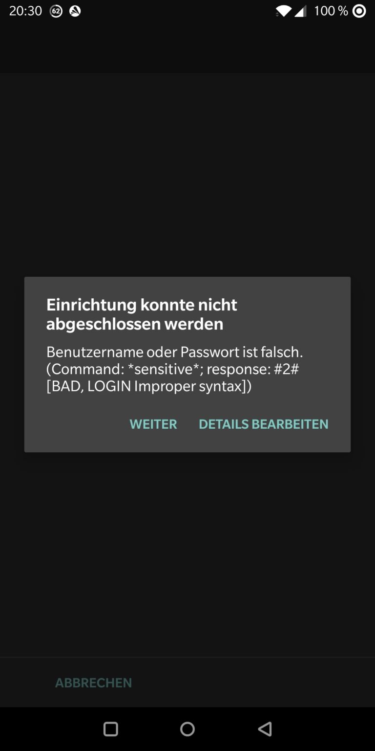 Problems With NETADDRESS COM K 9 Mail Forum