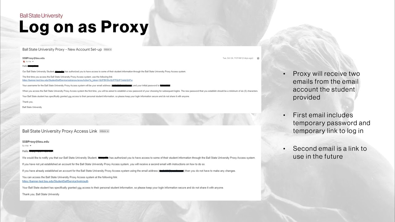 Proxy Access Ball State University