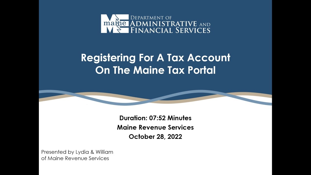 maine tax portal login