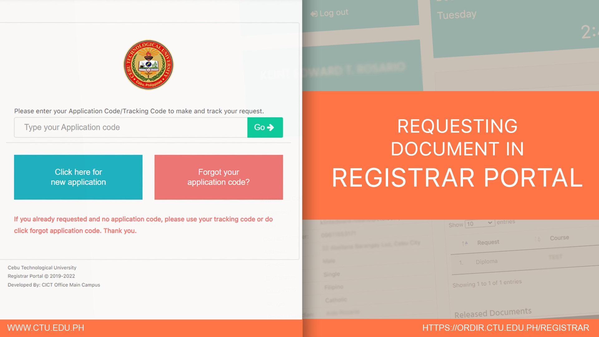 Registrar Portal