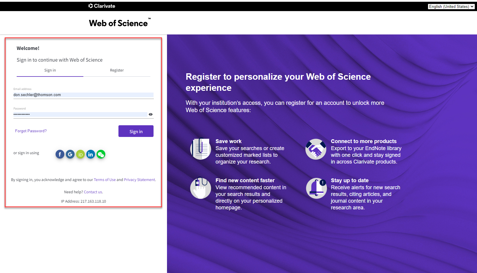 provider science login provider science login