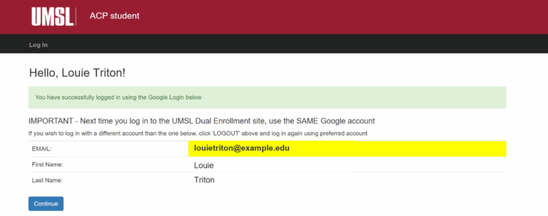 Registration Guide For Launch Students UMSL