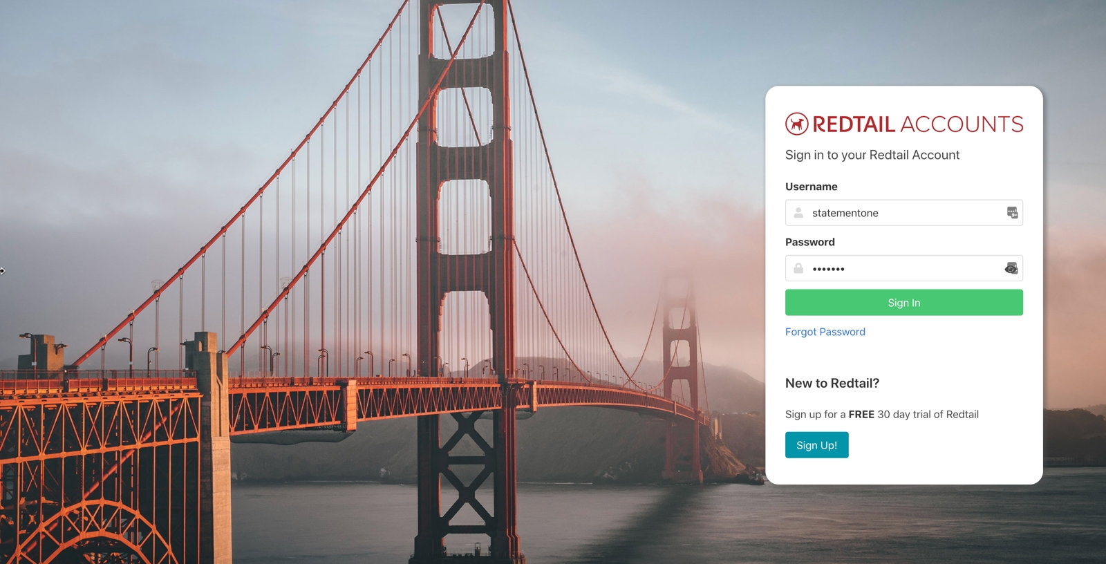 Release Note Focus Updated Look For Redtail CRM s Login And Subscription Pages Redtail Technology