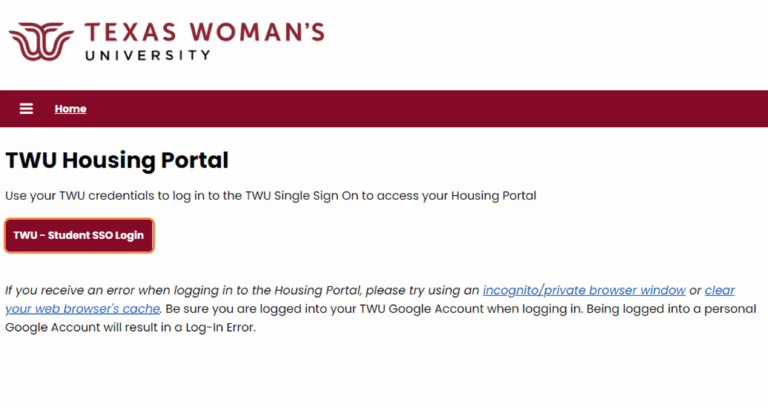 Room Selection Step By Step Texas Woman s University
