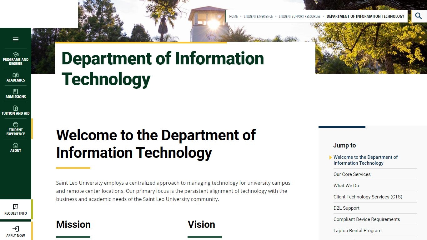 saint leo login portal