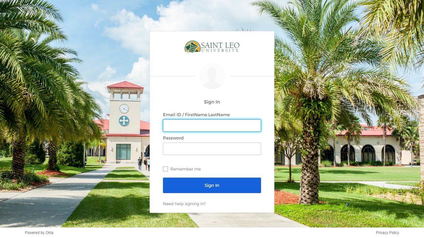 Saint Leo Login Portal