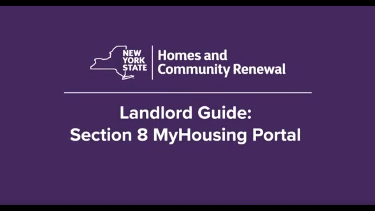 section 8 tenant portal login