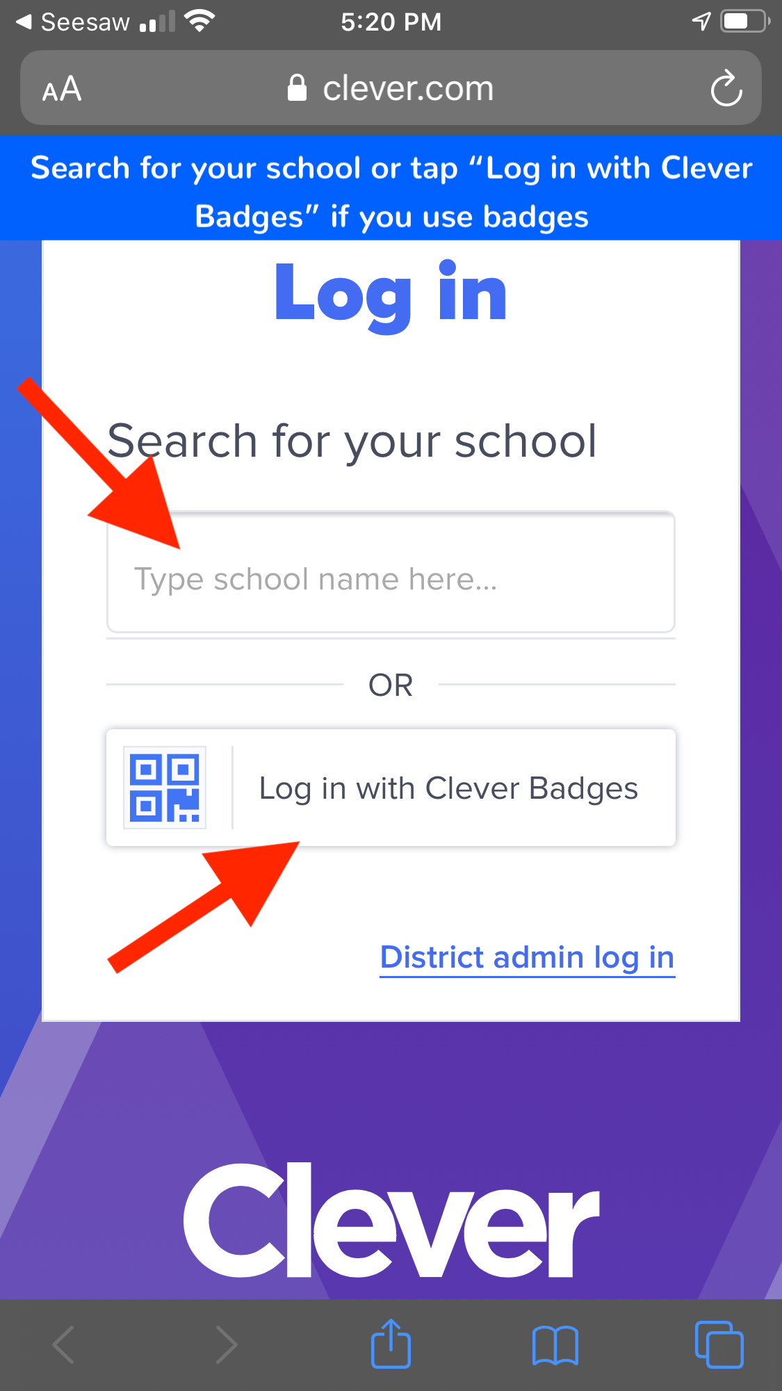 seesaw student login