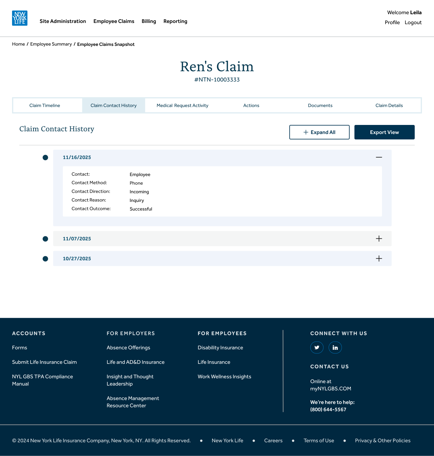 nylgbs employee login