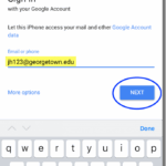 Setting Up Georgetown Google Apps On Your IPhone University Information Services Georgetown University