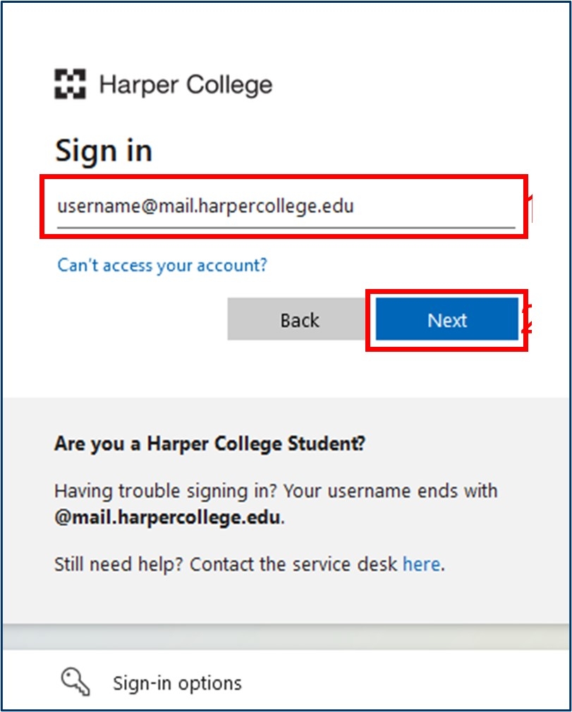 harper portal login