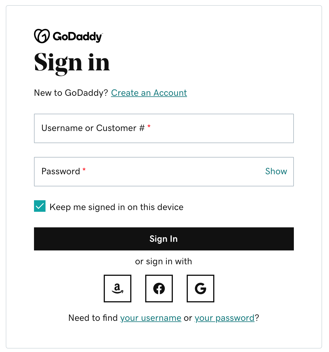Sign In To My GoDaddy Account GoDaddy Help Account Management GoDaddy Help US