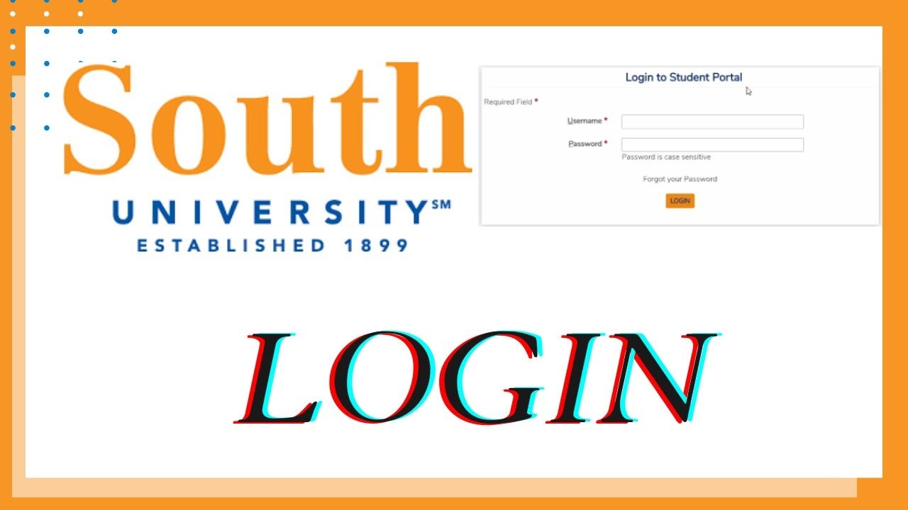 South University Student Login Sign In South University Student Portal South University YouTube