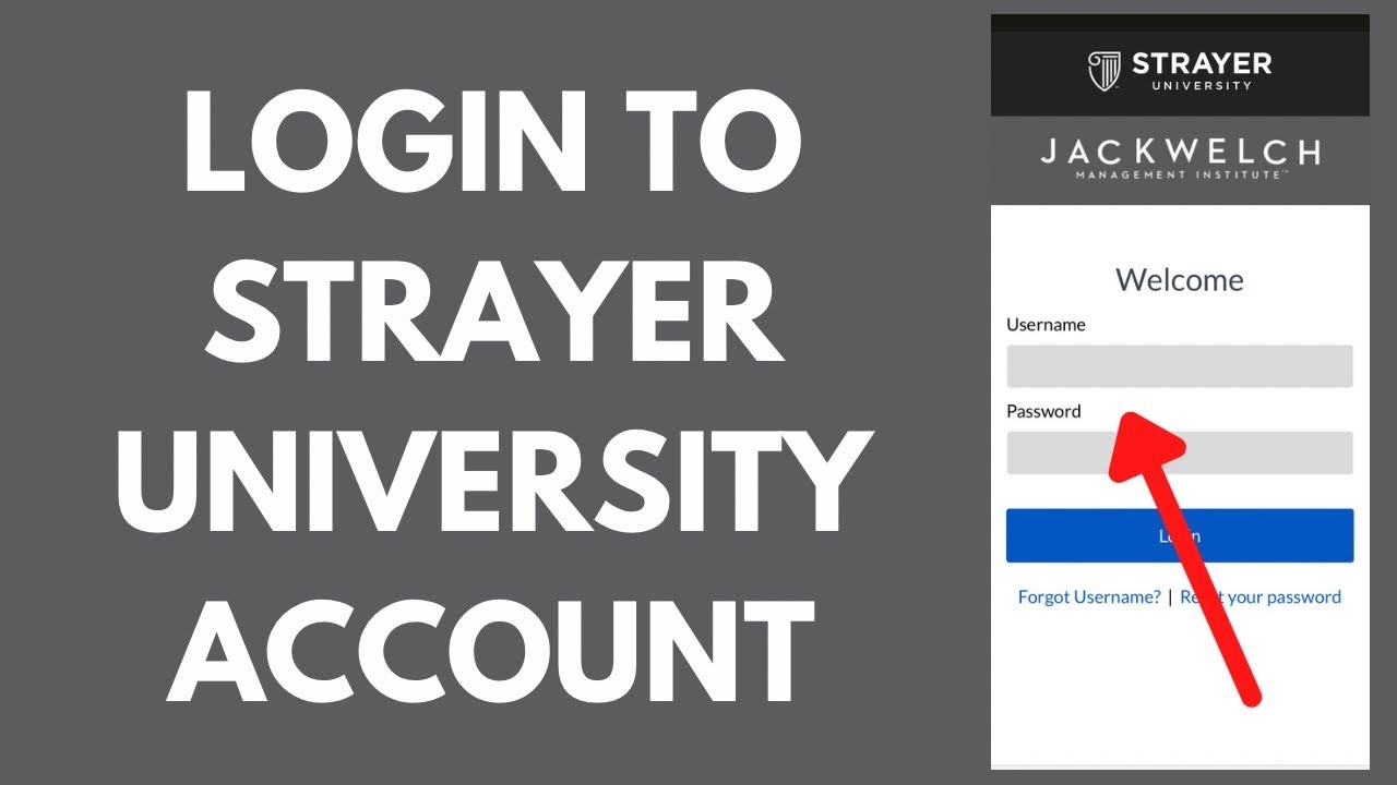 strayer university login for students