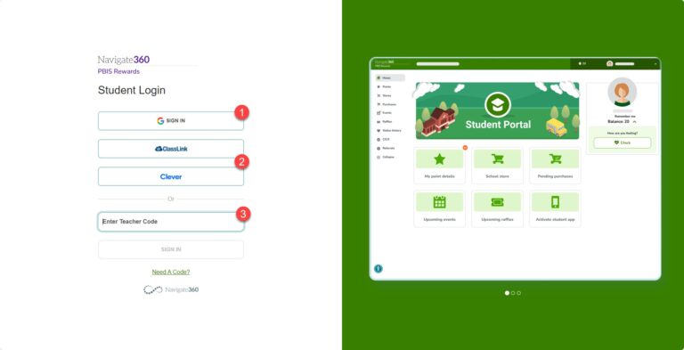 Student Access PBIS Rewards Support Center