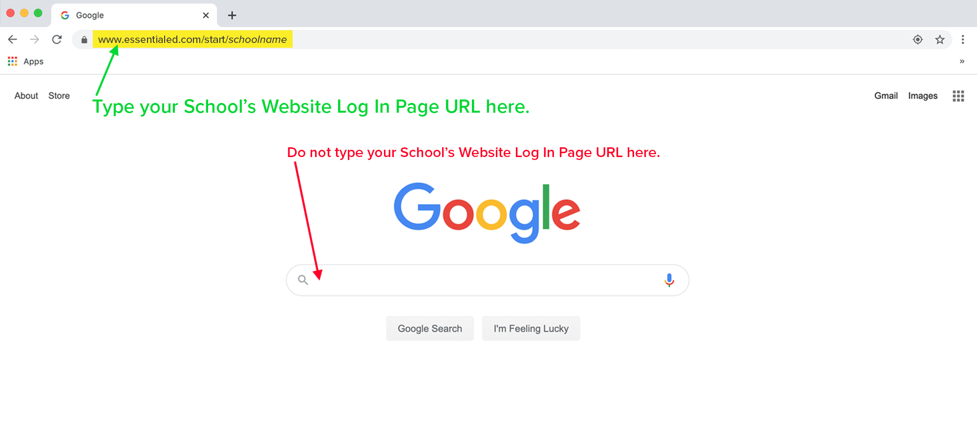 essential education student login