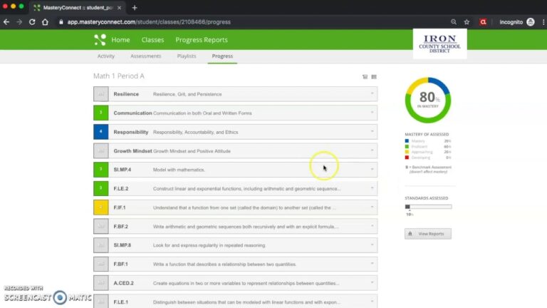 Student Portal In Mastery Connect YouTube