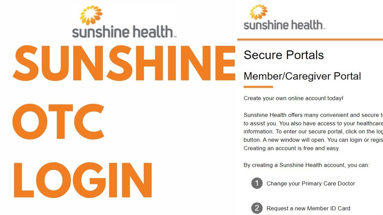 sunshine health provider portal login